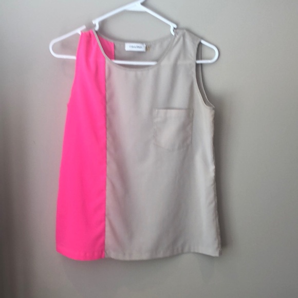 Neon Pink Calvin Klein Tank - Picture 1 of 3